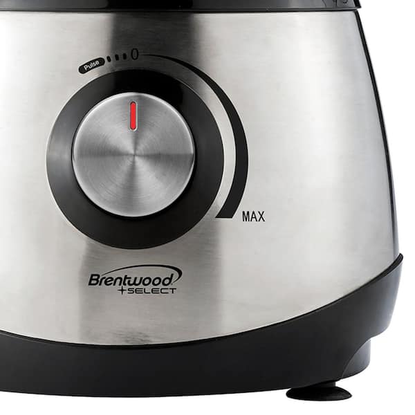Brentwood Appliances 6. 5-Cup Silver 300-Watt 4-Blade Food Processor  985114783M - The Home Depot