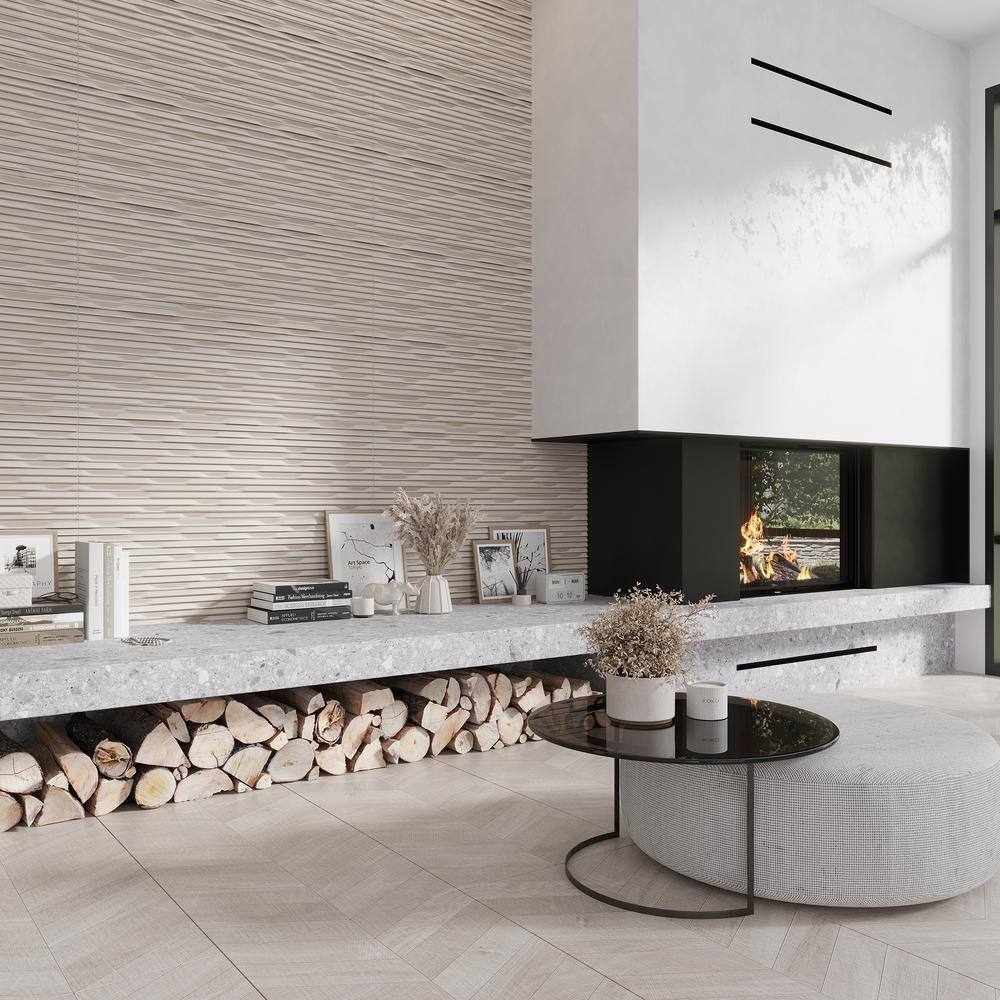 Blanco White Oak Matte Porcelain Rectangular Tile 8x48