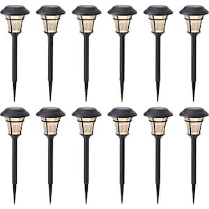 Solar Pathway Lights Outdoor Solar Garden Lights for Patio, Yard, Driveway (12-Pack)