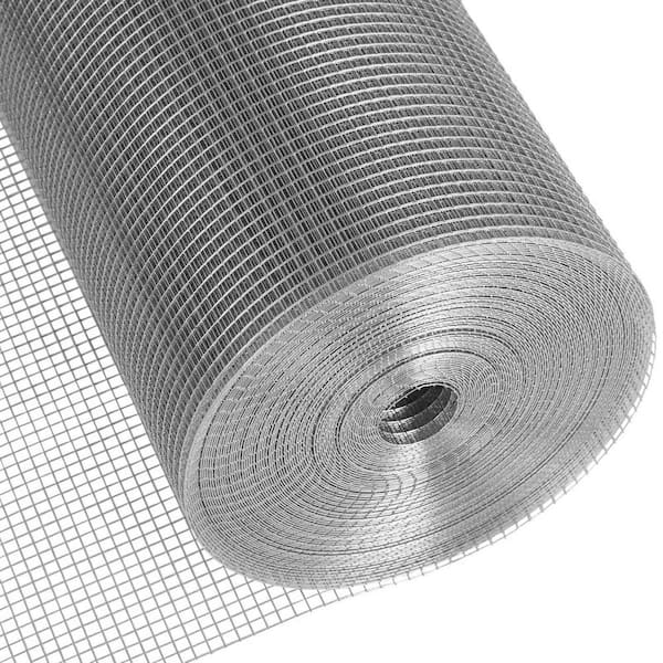 Angel Sar 48 ft. H x 50 ft. W 19-Gauge Sliver Hot Dipped Galvanized After Welding Fencing Welded Wire