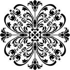 Turn of the Century Medallion Stencil