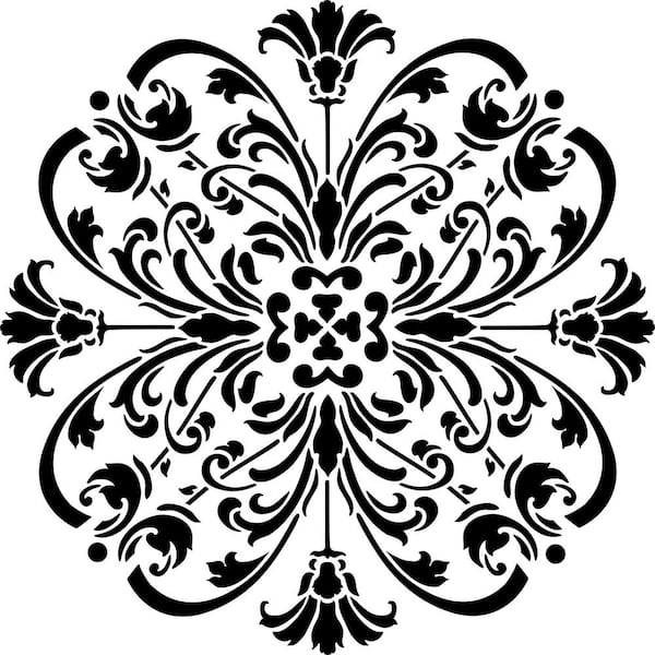 Designer Stencils Turn of the Century Medallion Stencil