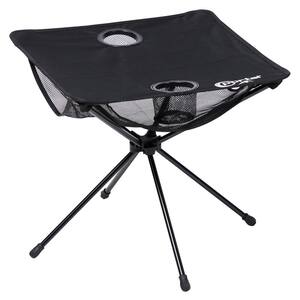 Angel Sar Ultralight Aluminum Folding Portable Camping Side Table In