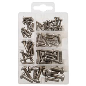 Stainless Steel Pan Head Phillips Machine Screw Assorted Kit (98-Pack)