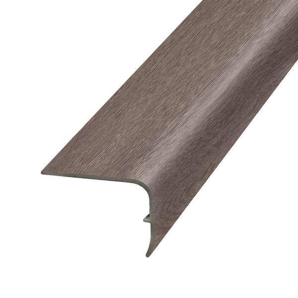 PERFORMANCE ACCESSORIES Fog 1.32 in. T x 1.88 in. W x 78.7 in. L Vinyl Stair Nose Molding