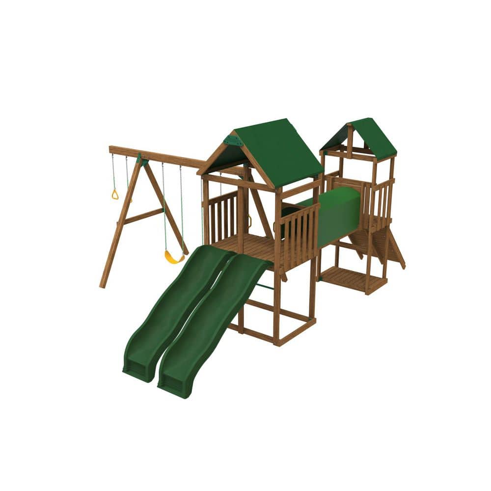 PlayStar Arcadia RTA Wooden Outdoor Playset for Kids KT 8205 KT