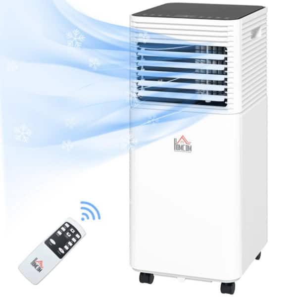 10000 BTU 3-in-1 Mobile Air Conditioner - Cool/Dehumidify/Fan with Timer, Remote and Wheels