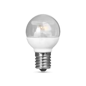 40-Watt Equivalent Bright White (3000K) S11 Intermediate E17 Base LED Light Bulb