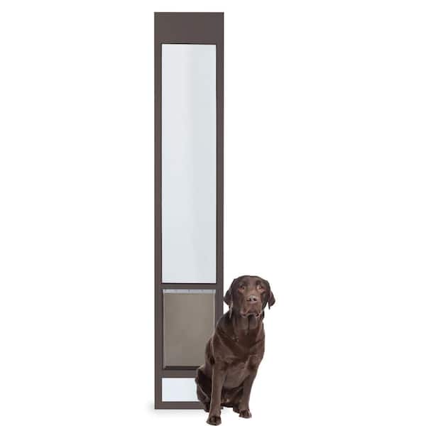 PetSafe 10-1/4 in. x 16-3/8 in. Large Tall Bronze Freedom Patio Panel (76 in. to 81 in.) Pet Door