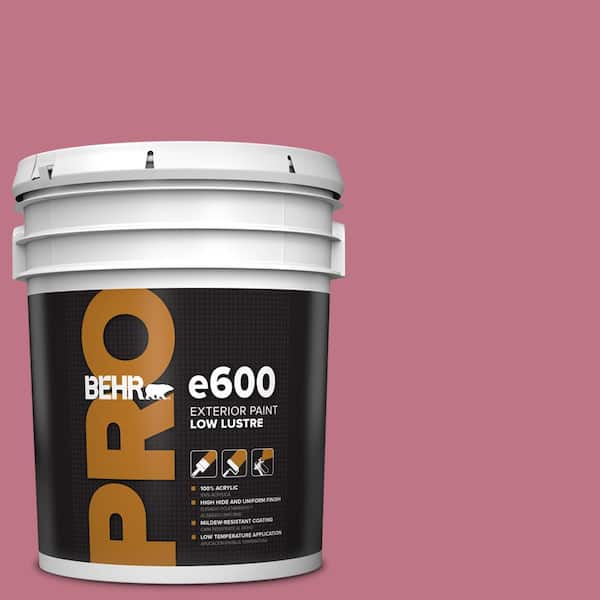 BEHR PRO 5 gal. #110D-4 Rosily Low Luster Exterior Paint