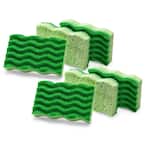 Medium-Duty Easy-Rinse Cleaning Sponges (6-Count)