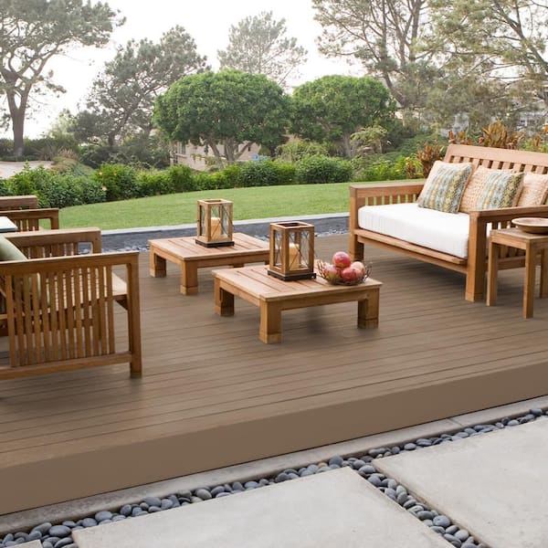 BEHR DECKplus 1 gal. #N260-6 Outdoor Cafe Solid Color