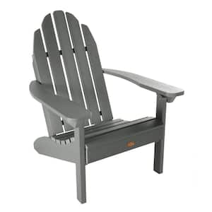 Essential Gray Plastic Adirondack Chair