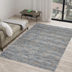 Dune Ocean 9 ft. x 13 ft. Striped Casual Area Rug