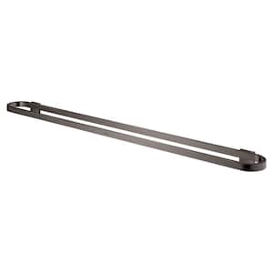 Selection 32 in. Wall Mounted Towel Bar in Hard Graphite