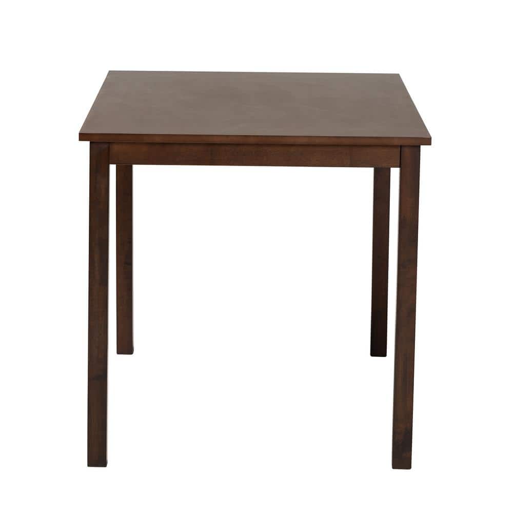 Contemporary Andrew Dark Brown Wooden Dining Table
