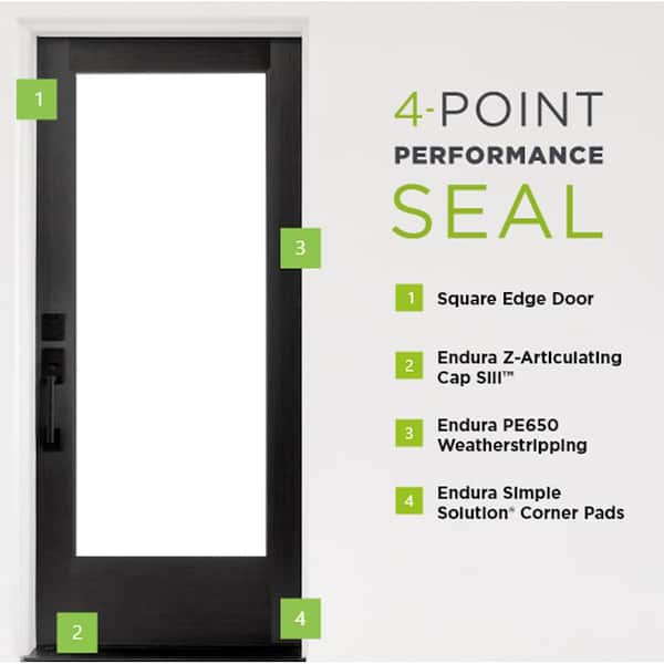 Masonite Performance Door System 36 in. x 80 in. VG 6-Lite Right