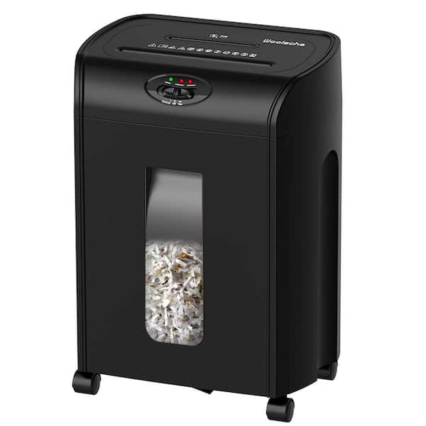 Sunpez Office Micro Paper Shredder 10-Sheet High Security P5 Paper Shredder Low Working Noise for Office Home