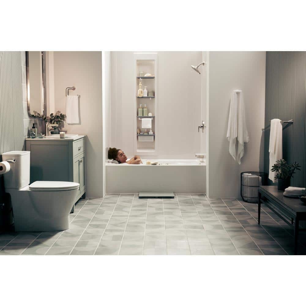 Brushed Nickel Modern Wall Mount Toilet Paper Holder