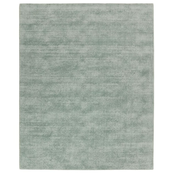 Jaipur Living Arcus Seafoam Green 4 ft. x 6 ft. Solid Handmade Area Rug