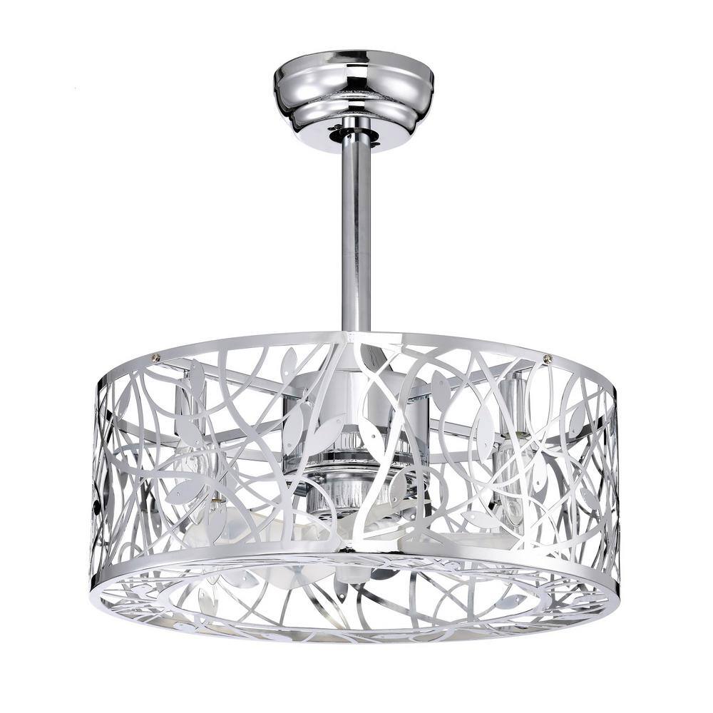Reviews for CIPACHO 18 in. Indoor Chrome Cage Closed Industrial Style