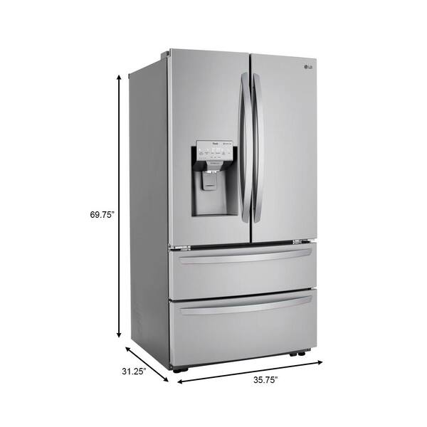is there a 35 inch wide refrigerator