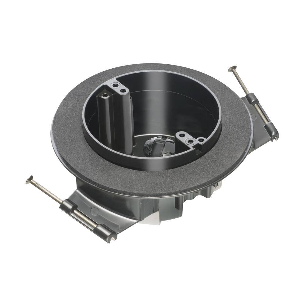 Allied Moulded Products 4 in. Dia 22-1/2 cu. in. New Work Fan Rated Round  Outlet Box R9351=NKFR - The Home Depot