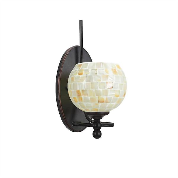 Unbranded Royale 1-Light Dark Granite Wall Sconce
