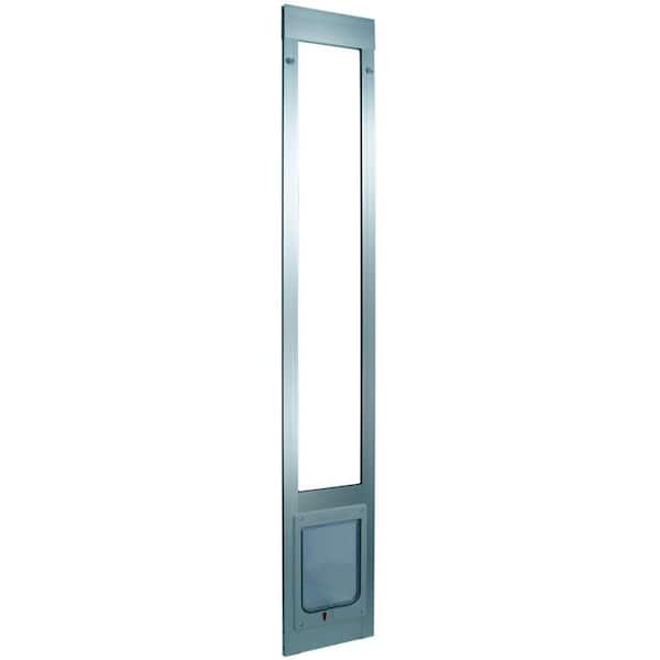 Ideal Pet Products 7.5 in. x 10.5 in. Large Mill Chubby Kat Pet Patio Door Insert for 77.6 in. to 80.4 in. Tall Aluminum Sliding Glass Door