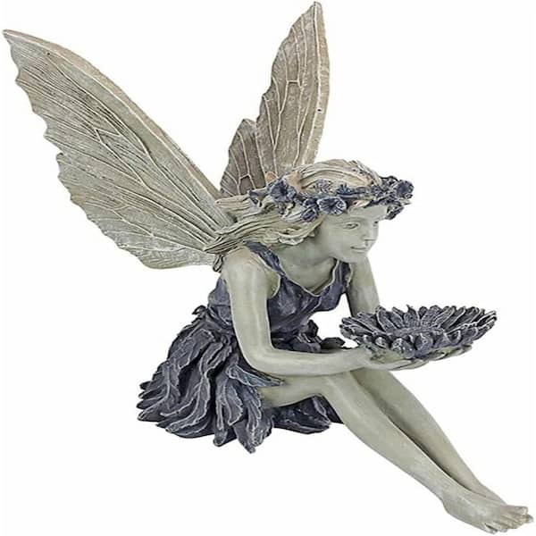 Outdoor Garden Fairy Statue Ornaments, Angel Sculpture Realistic Figurine Decor