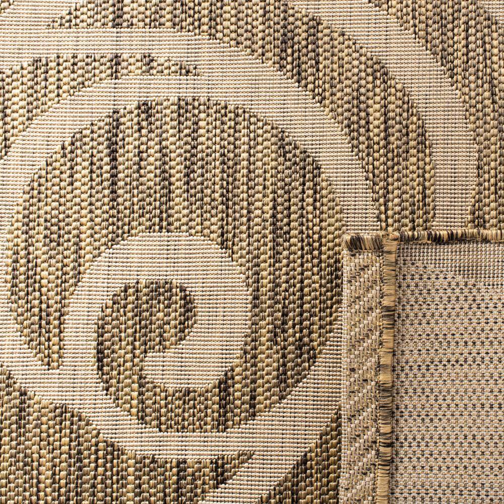 Blue Square Easy-Care Synthetic Indoor/Outdoor Area Rug
