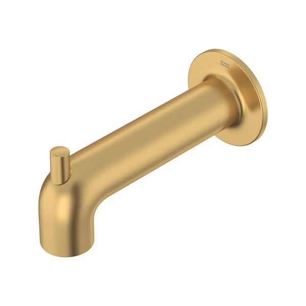 Studio S Slip-On Diverter Tub Spout in Brushed Cool Sunrise