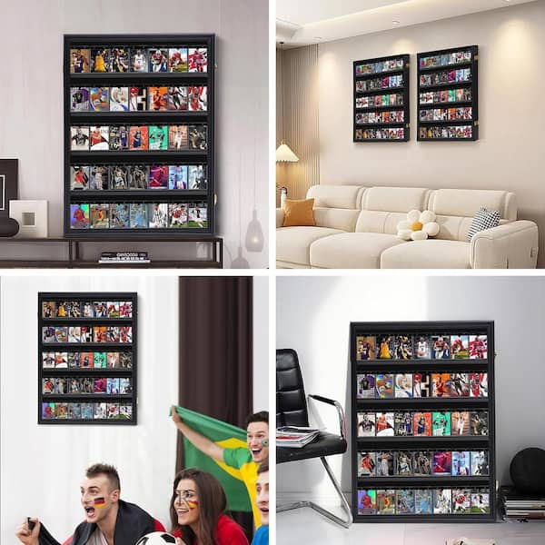 graded card display shelf BGS-Style Graded Card Display Case – Acrylic Magnetic Holder – Titan Display main image 0