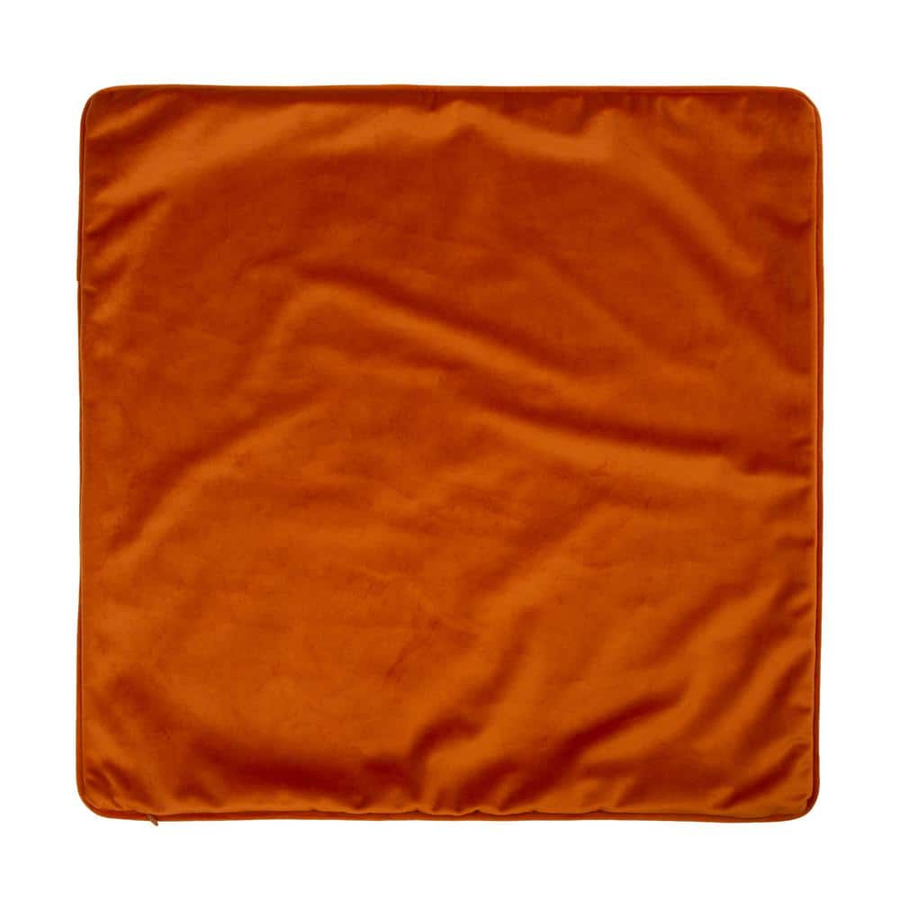 Autumn Harvest Embroidered Pumpkin Polyester Pillow Cover