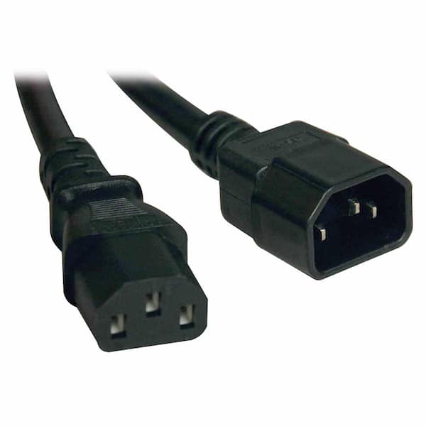 Tripp Lite 13 Amp 3 ft. 16AWG Standard Computer Power Extension Cord, Black