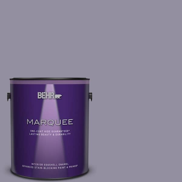 BEHR MARQUEE 1 gal. #N560-4 Evening in Paris One-Coat Hide Eggshell Enamel Interior Paint & Primer