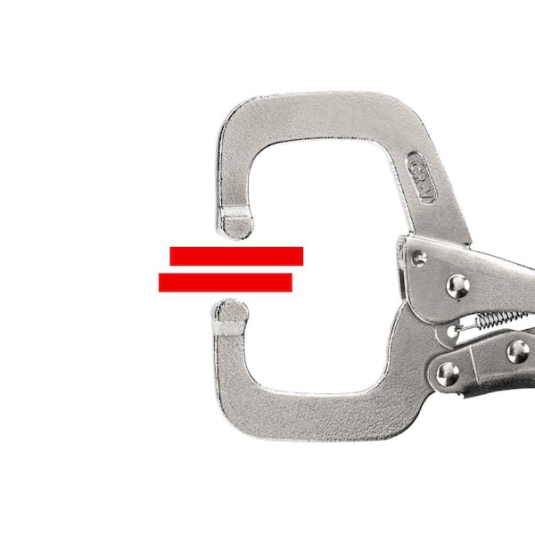 TEKTON 6 in. Locking C-Clamp CLC10006 - The Home Depot