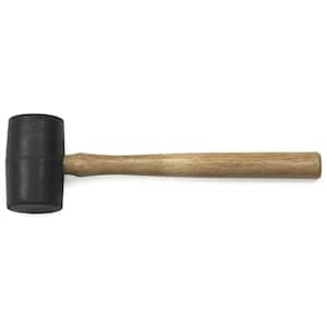 16 oz. Hickory Handle Rubber Mallet with 10 in. Handle