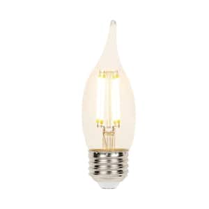 40-Watt Equivalent CA11 Dimmable Filament LED Light Bulb Soft White Light