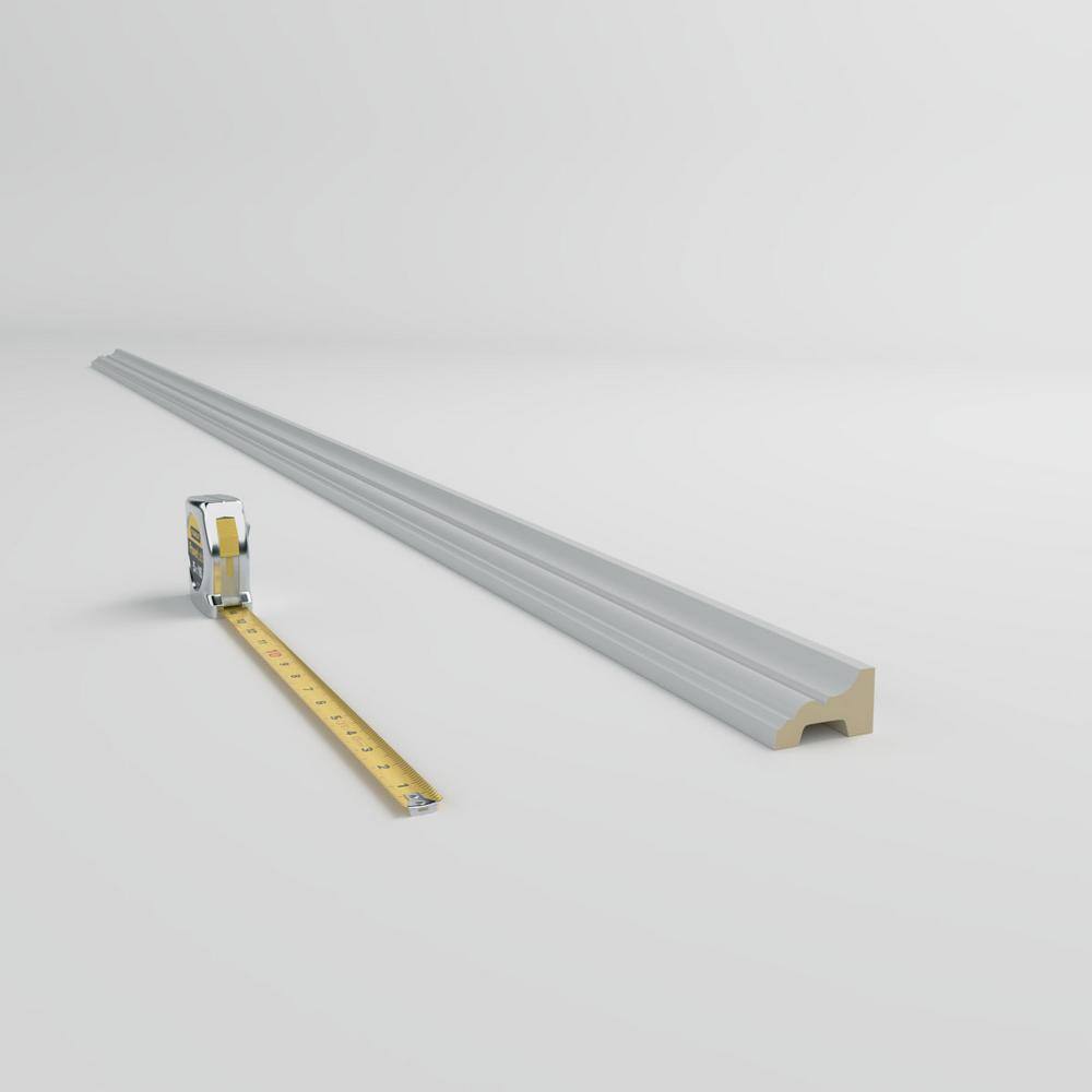 Primed Urethane Geometric Panel Moulding Sample, 12 in.