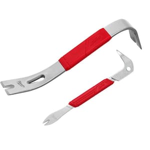 12 in. Pry Bar and 9 in. Nail Puller with Dimpler (2-Piece)