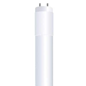 20-Watt Equivalent 2 ft. White Linear Tube T8/12 G13 Type A Plug and Play LED Light Bulb, Daylight Deluxe 6500K