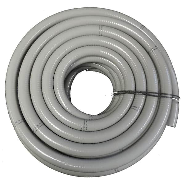 1-1/4 in. Dia x 50 ft. - Flexible PVC Non Metallic UL Liquid Tight Electrical Conduit