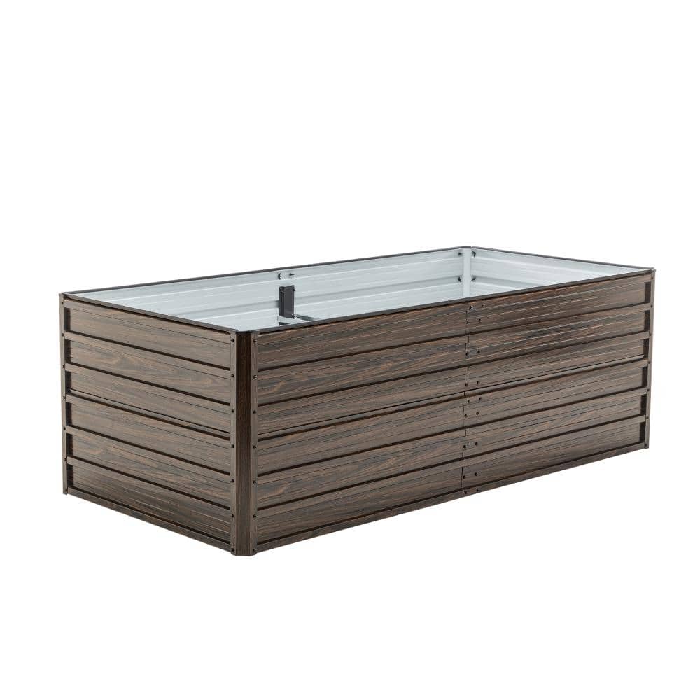 "Large Metal Raised Garden Bed 74.6"" x 35.4"" x 25"", Rust-Resistant Planter Box for Vegetables & Flowers" price history on PriceWatchPro
