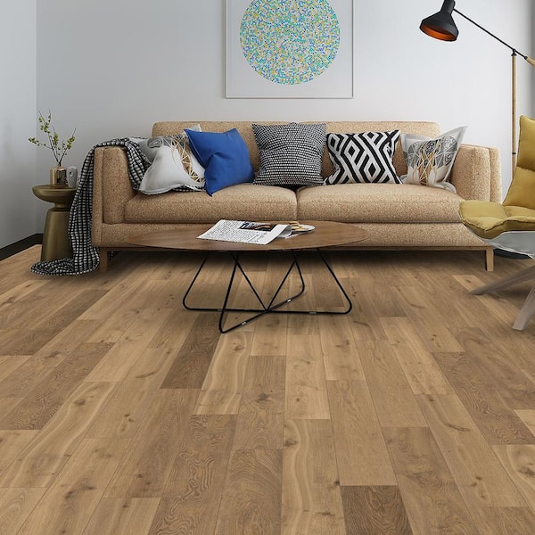 SUPEROAK Natural Hickory Clay 9. 5MM 7.68 in. Wx48 in. L