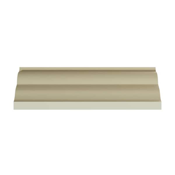 Ekena Millwork Killeen 3 in. D x 4.25 in. W x 96 in. L Polyurethane Crown Moulding