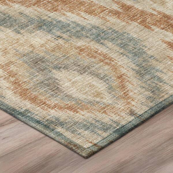 Chantille Machine Washable Indoor/Outdoor Abstract ACN3071 Putty 2 ft. x 3 ft. Accent Rug