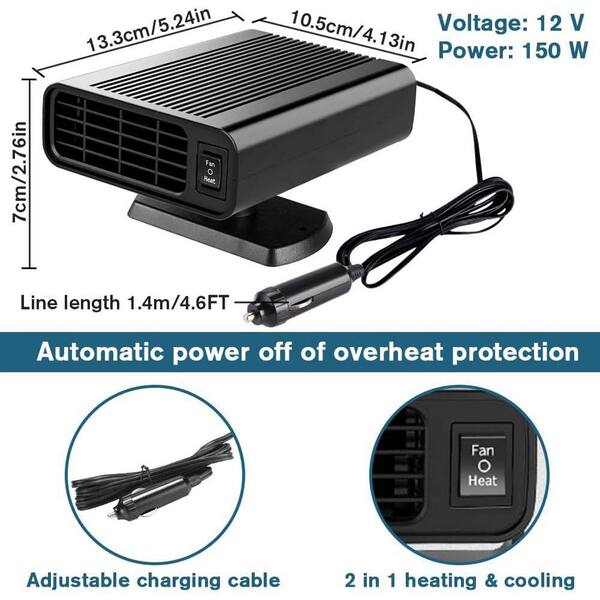 Auto Heater - Beauty Life 2 in 1 Draagbare Snelle Verwarming