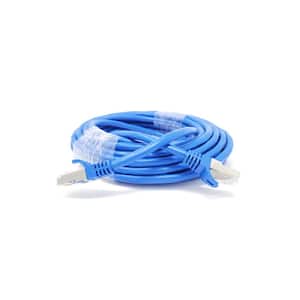 SFTP 25 ft. 26 AWG CAT 7 Double Shielded RJ45 Snagless Ethernet Cable, Blue