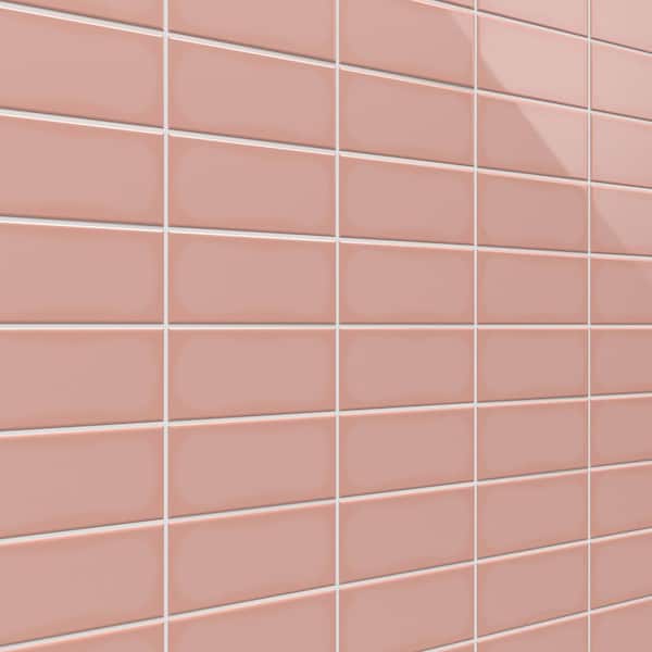 Ivy Hill Tile Remington Pink 2.95 in. x 5.9 in. Polished